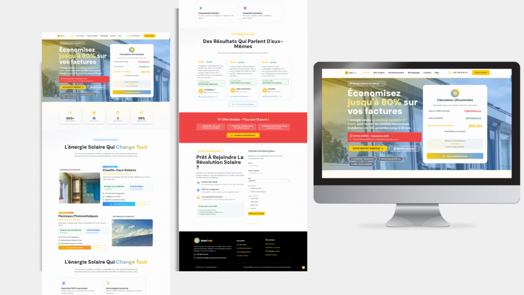 SolarTech Maroc – Solutions Solaires